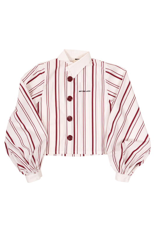 Balloon-Sleeve Shirt