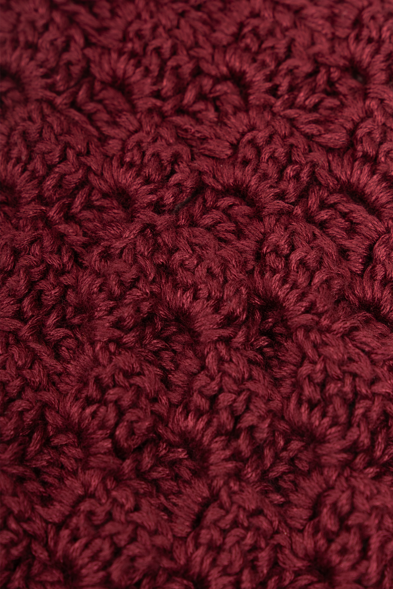 Burgundy Crochet Tie