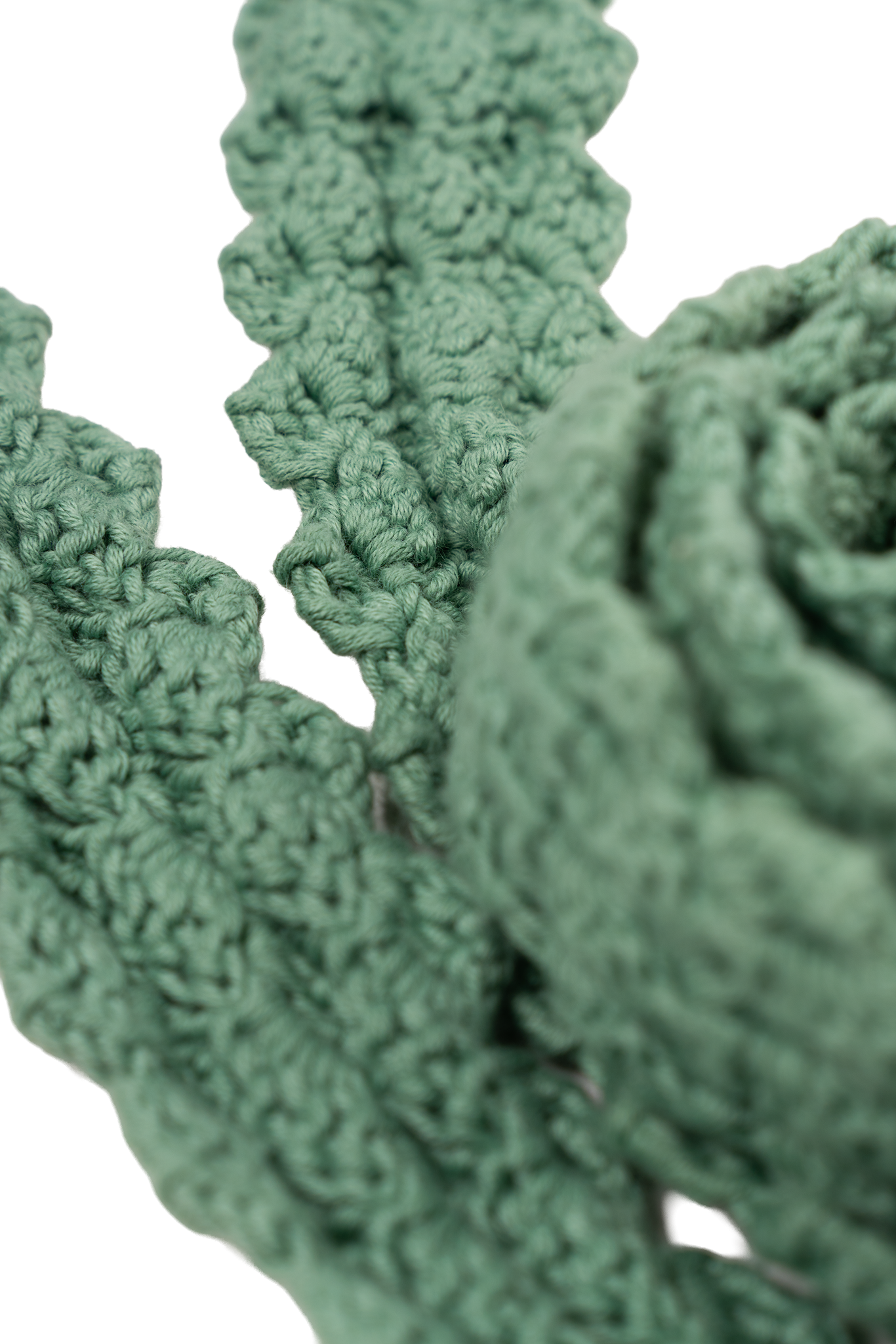 Green Crochet Tie