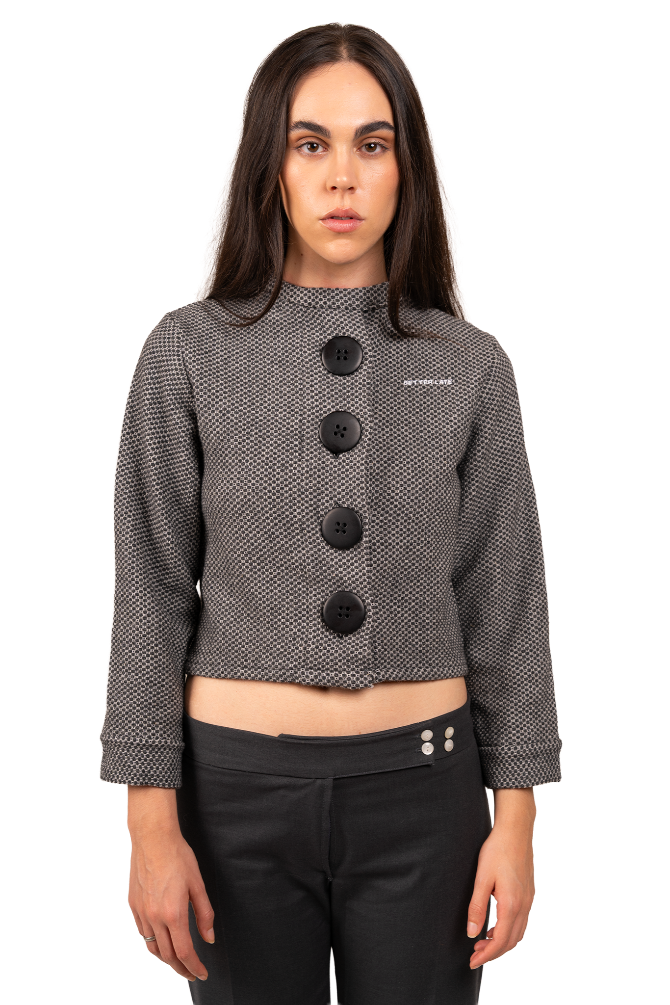 Matte Button Jacket