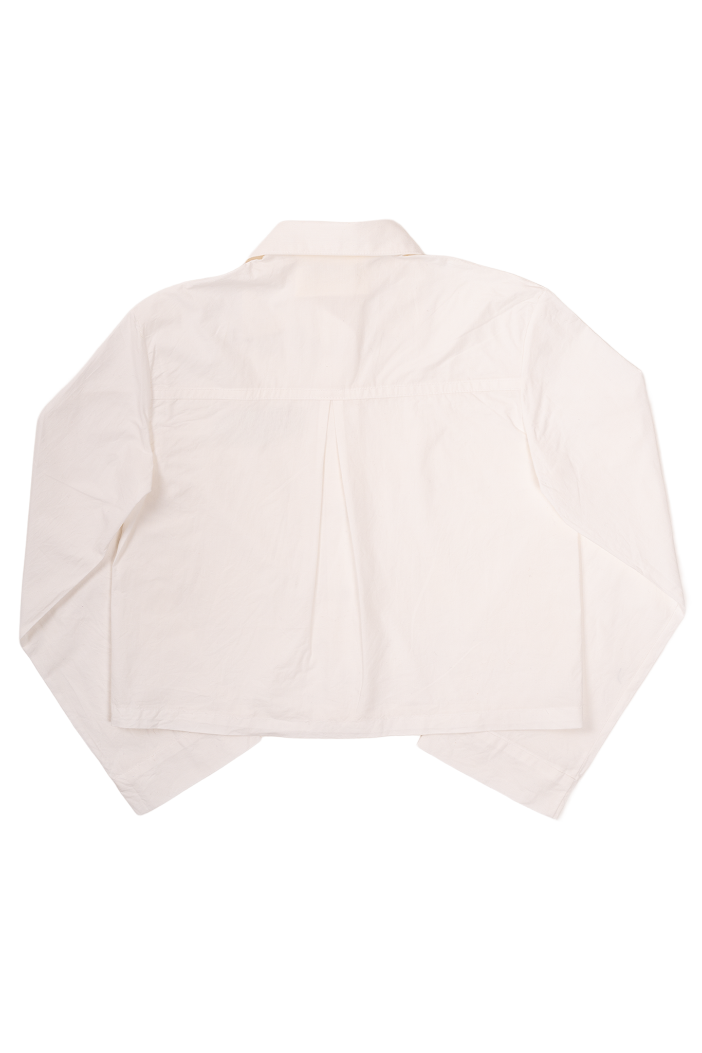 Metal-Button White Shirt