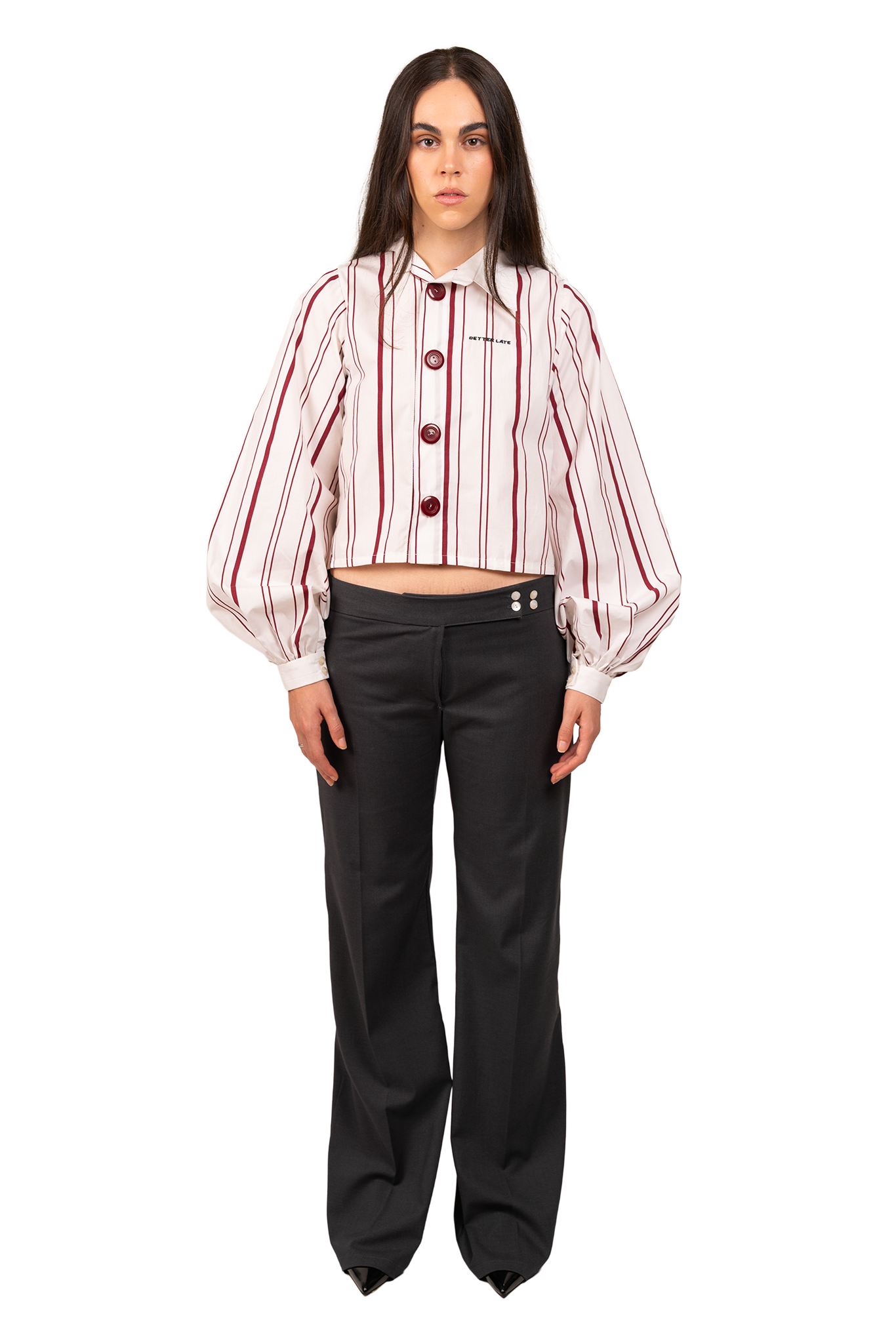 Balloon-Sleeve Shirt