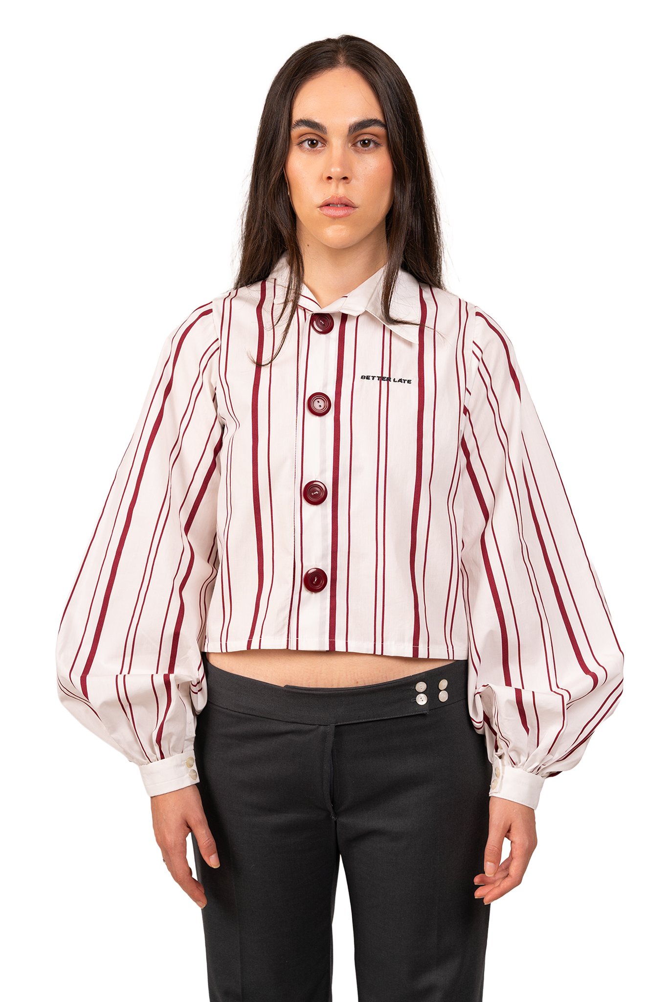 Balloon-Sleeve Shirt