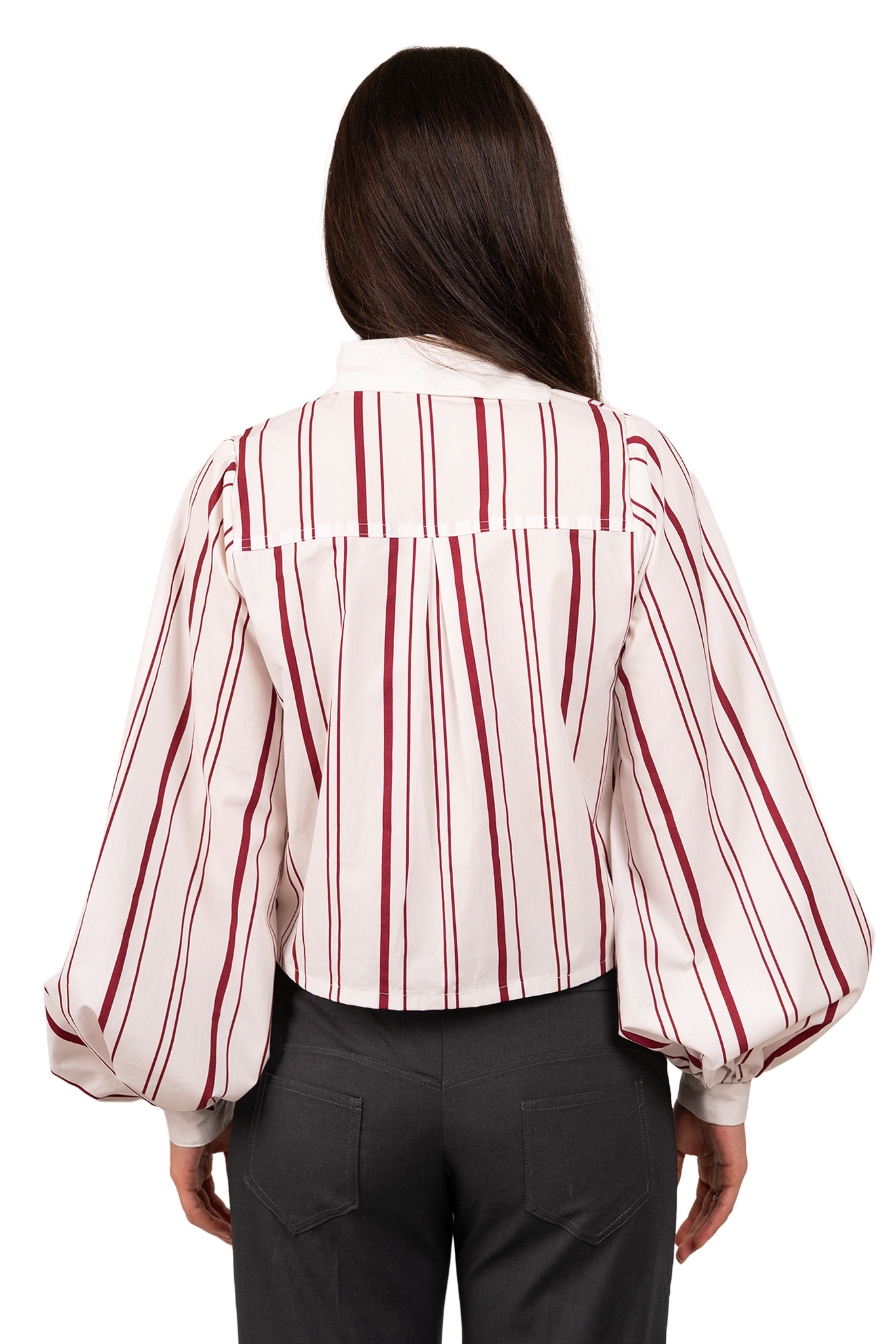 Balloon-Sleeve Shirt
