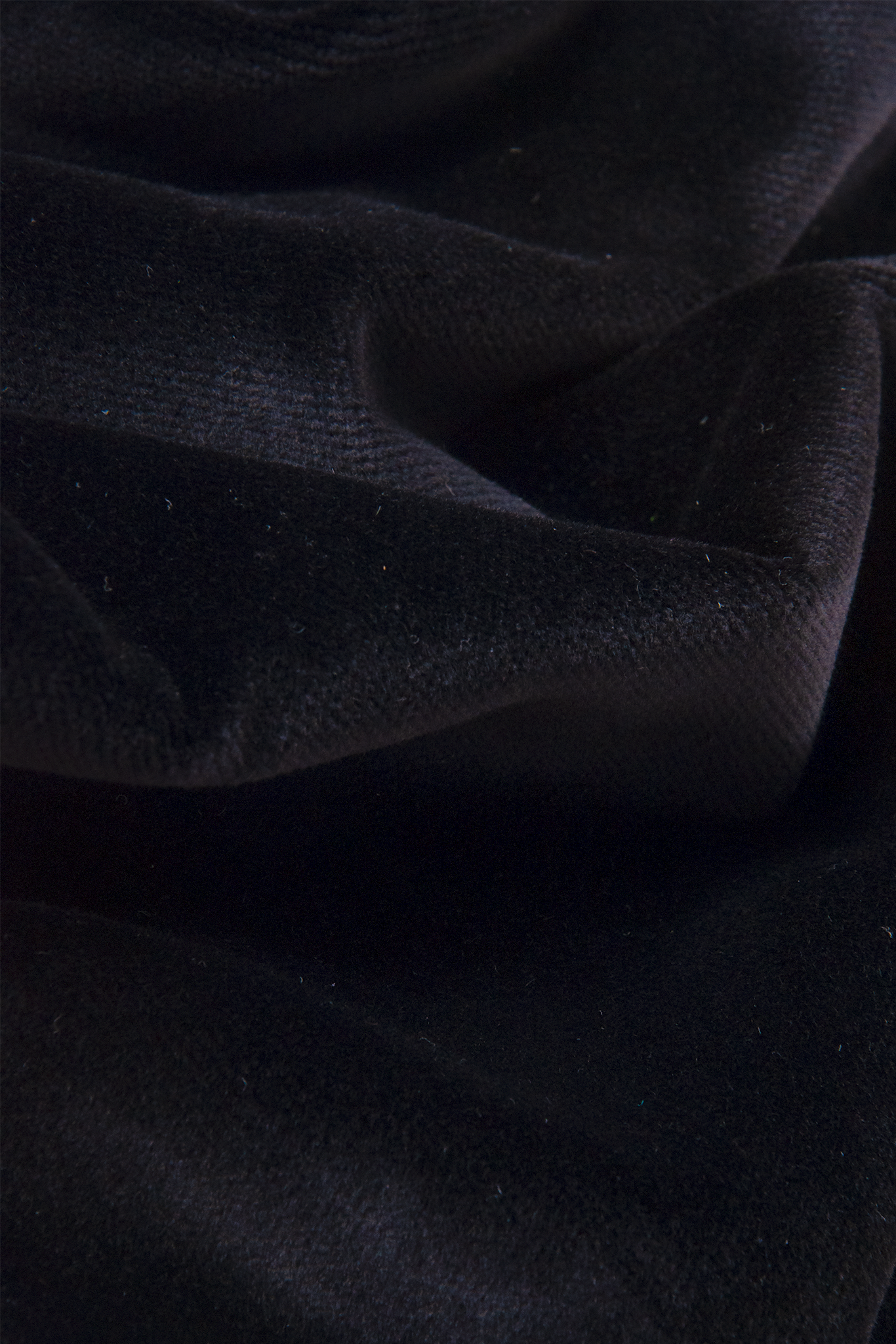 Black Velvet Flared Pants