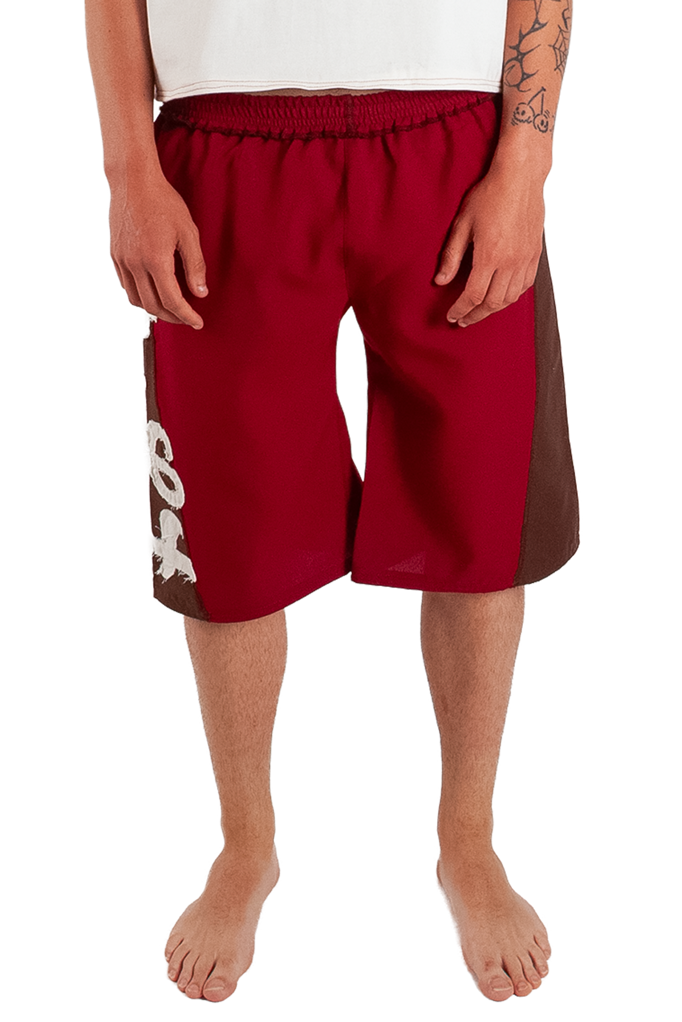 Burgundy Surfer Jorts