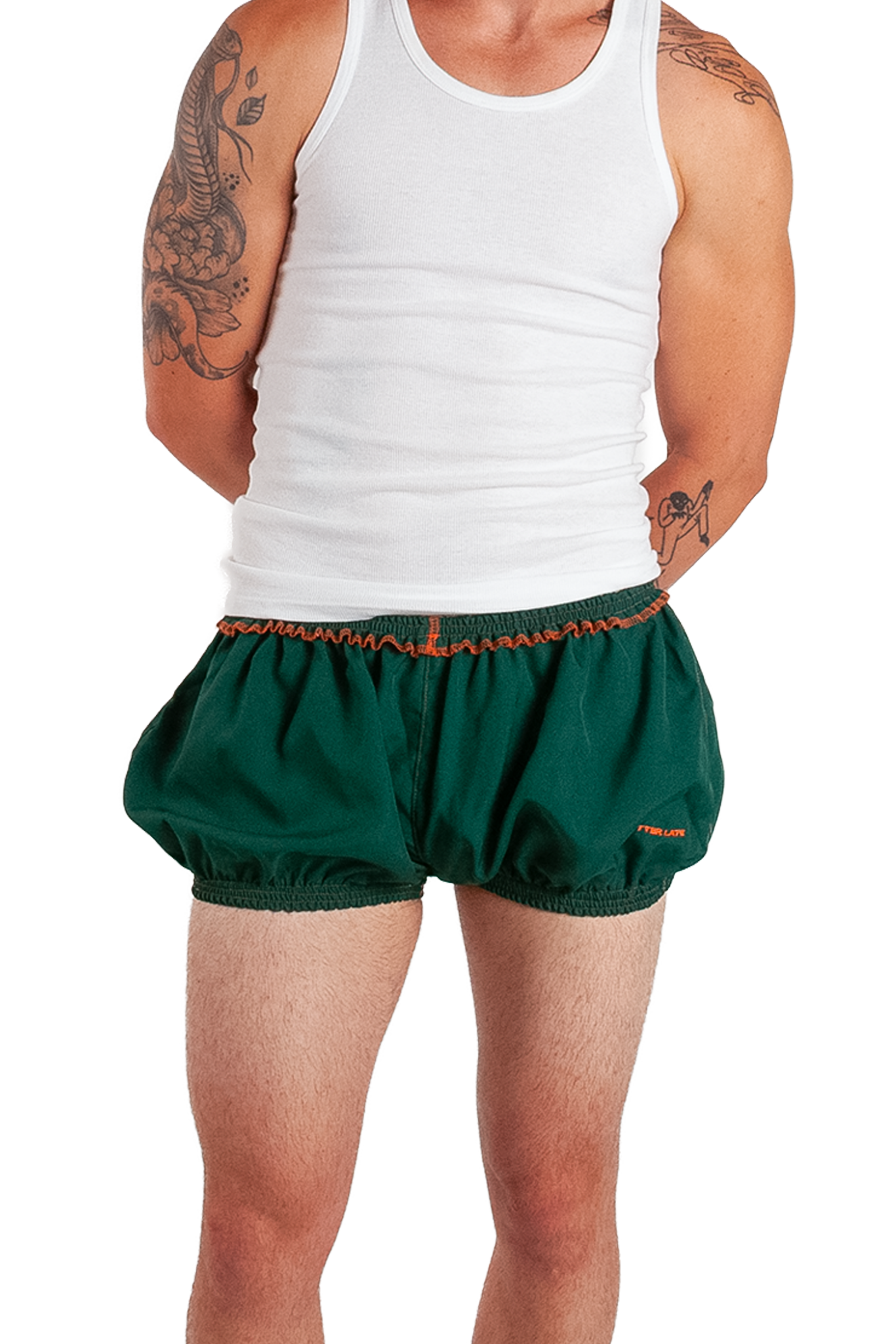 Emerald Puff Shorts