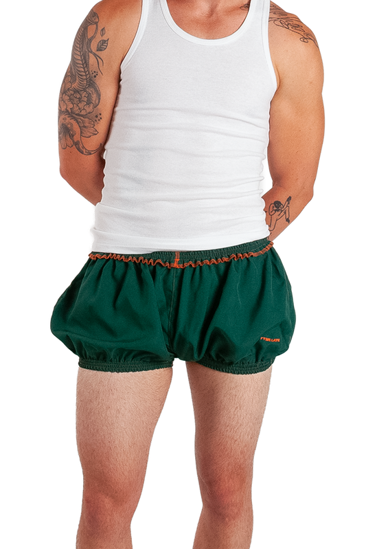 Emerald Puff Shorts