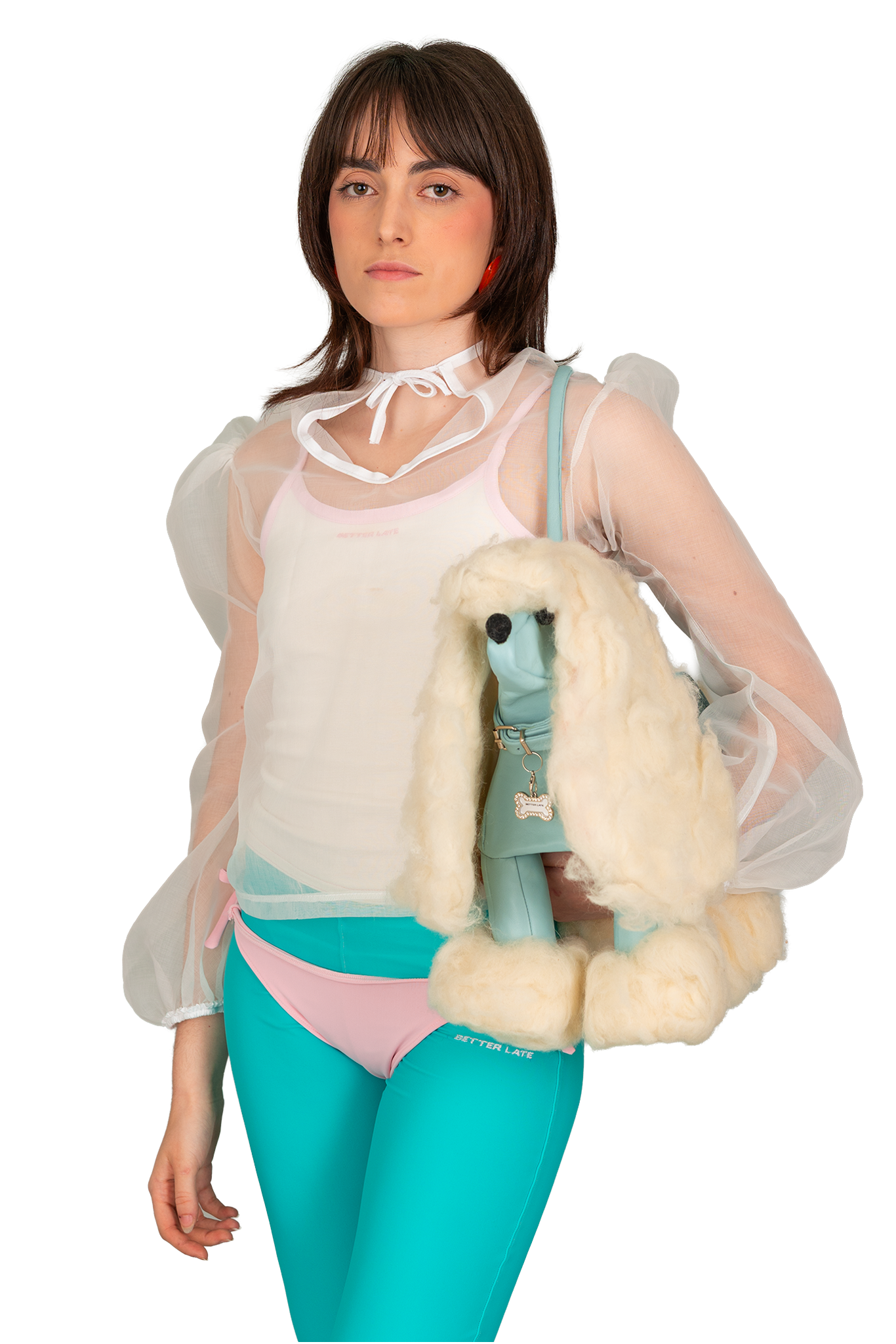 Lola Poodle Leather Bag