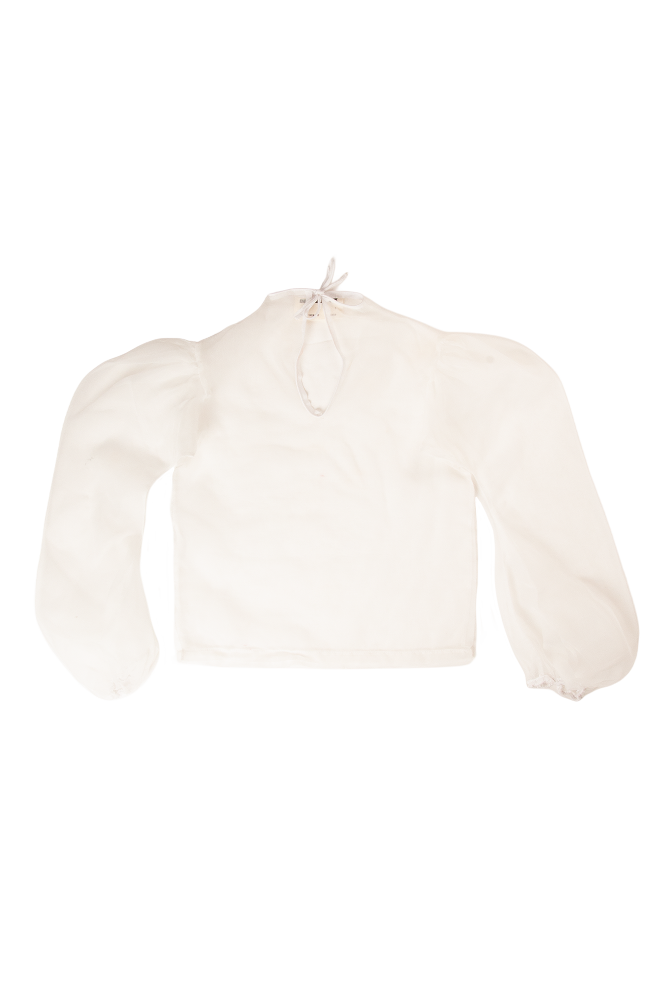 Organza White Blouse